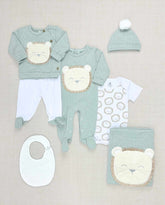 Set Primer Día León Calado Verde